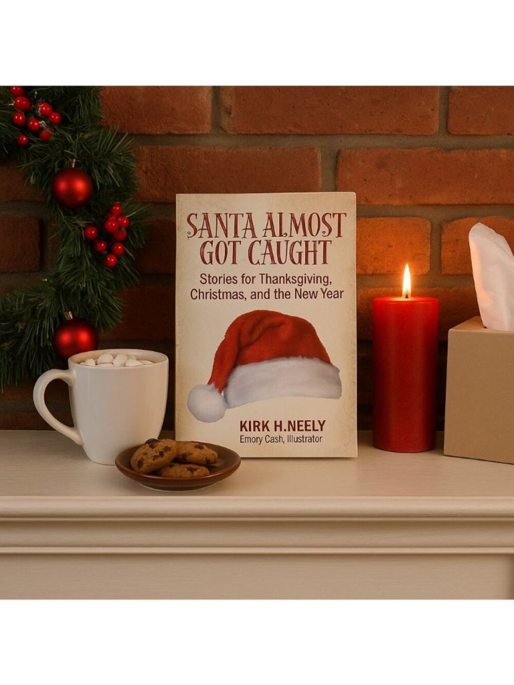 Santa Almost Got Caught Kirk Neely 2011 Hardcover Christmas Holiday Stories Book